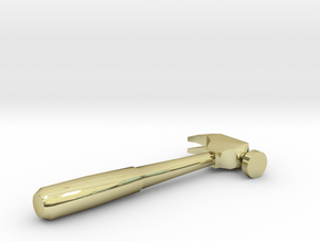 Mini Hammer in 18k Gold Plated Brass