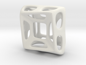 Nest ::: Square Pendant ::: v.01 in White Natural Versatile Plastic