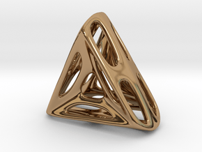 Nest ::: Triangle Pendant ::: v.01 in Polished Brass
