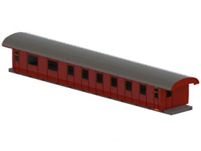 BCo5c - Swedish passenger wagon in Tan Fine Detail Plastic