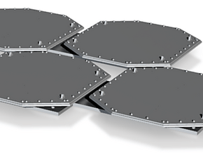 1:96 scale Aegis Radar panels in Tan Fine Detail Plastic