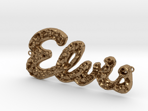 Elvis Necklace in Natural Brass