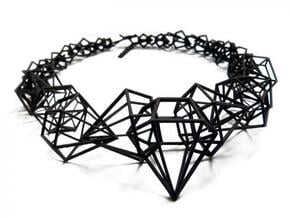 Stereodiamond Necklace in Black Natural Versatile Plastic
