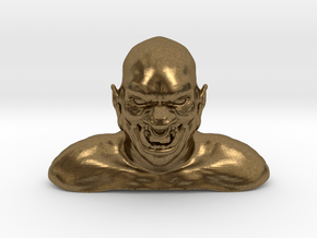 3D Ogre Bust in Natural Bronze