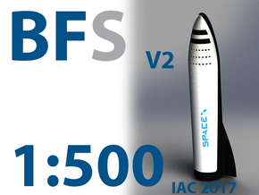 BFS 1:500 V2 2017 Model in White Natural Versatile Plastic