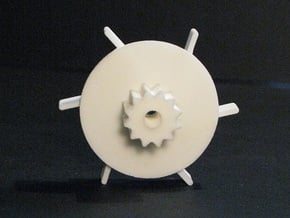 Tumbler Gear for Sears tumbler model # 861-14156 in White Natural Versatile Plastic