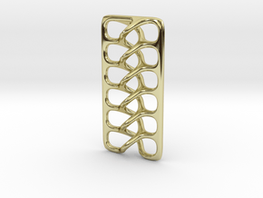 Intertwine pendant in 18k Gold Plated Brass
