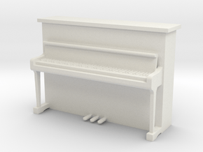 Printle Thing Upright Piano - 1/24 in White Natural Versatile Plastic