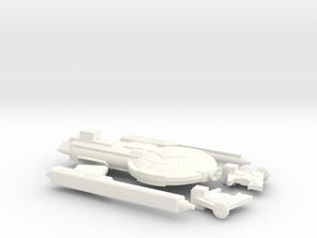 1000_ghorn_escort_frigate in White Processed Versatile Plastic