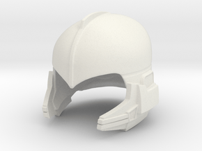 buck rogers helmet 1:6 scale in White Natural Versatile Plastic