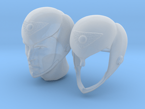 romulan helmets 1:6 scale in Smooth Fine Detail Plastic
