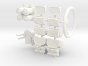 ProMod 1/8 interior pkg 2 in White Processed Versatile Plastic