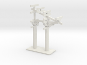 The local structure of the pagoda in White Natural Versatile Plastic
