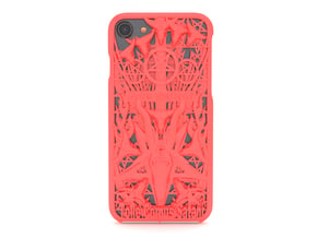 Ave Satani iPhone 7 Cover in Red Processed Versatile Plastic