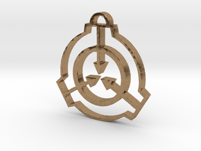 SCP Pendant in Natural Brass