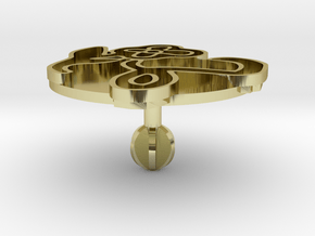 Customized Maker Mark for Ceramic Works in 18k Gold Plated Brass