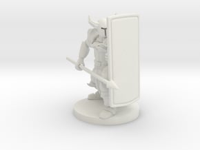 Tower Shield Paladin in White Natural Versatile Plastic