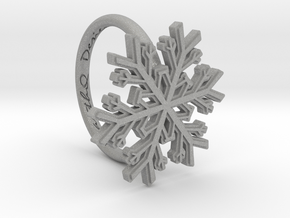 Snowflake Ring 1 d=16mm h21d16 in Aluminum