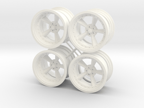 Custom 1/12 19" torque thrust in White Processed Versatile Plastic