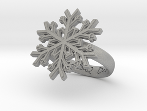 Snowflake Ring 1 d=16mm h35d16 in Aluminum