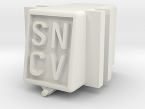 SNCV boite essieux - NMVB assendoos NMVB in White Natural Versatile Plastic