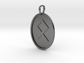 Othala Rune (Elder Futhark) in Polished Nickel Steel