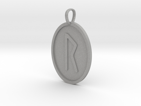 Raido Rune (Elder Futhark) in Aluminum