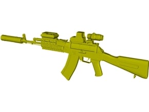 1/48 scale Avtomat Kalashnikova AK-74 rifle x 1 in Tan Fine Detail Plastic