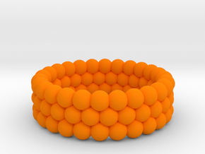 V4 - Ring in Orange Processed Versatile Plastic