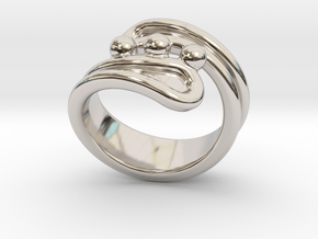 Threebubblesring 30 - Italian Size 30 in Platinum