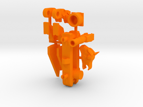 Assault Bison's Power-Up in Orange Processed Versatile Plastic