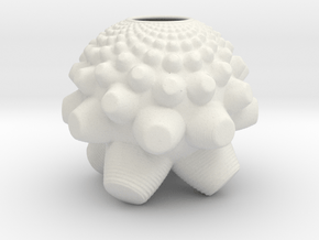 Vase 333 in White Natural Versatile Plastic