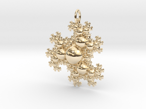 SphPendant in 14k Gold Plated Brass