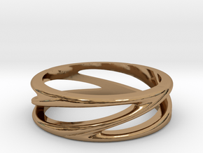 Matel Ring in Polished Brass