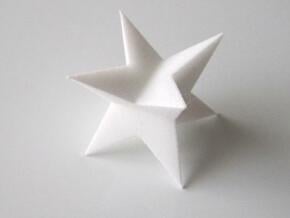 Space Filling Polyhedra in White Natural Versatile Plastic