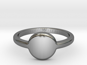 Ring with your initials (US) 11 in Fine Detail Polished Silver