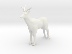 Printle Animal Deer - 1/32 in White Natural Versatile Plastic