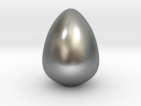 The Golden Egg in Natural Silver: Small