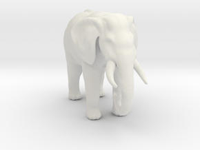Printle Animal Elephant - 1/35 in White Natural Versatile Plastic