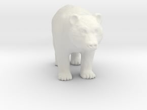 Printle Animal Bear - 1/32 in White Natural Versatile Plastic