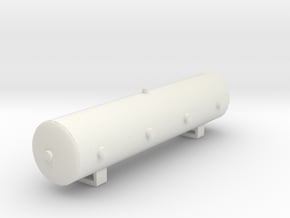 12-Gallon Air Ride Suspension Tank in White Natural Versatile Plastic: 1:25
