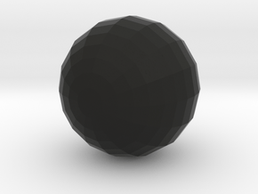 Sphere in Black Natural Versatile Plastic