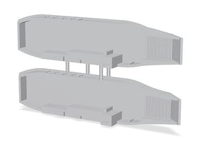 1/285 LCU1610 - Landing Craft Utility (x2) in Tan Fine Detail Plastic