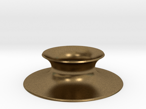 The Universe Sphere Base "Round" in Natural Bronze