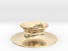 The Universe Sphere Base "Round" in 14K Yellow Gold