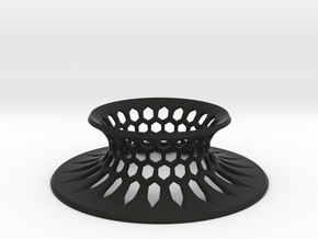 The Universe Sphere Base "Grid" in Black Premium Versatile Plastic