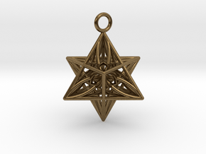 Pendant_Star of Life in Natural Bronze