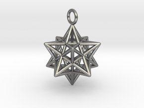 Pendant_Pentagram-Dodecahedron in Natural Silver