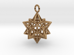 Pendant_Pentagram-Dodecahedron in Polished Brass