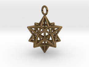 Pendant_Pentagram-Dodecahedron in Natural Bronze